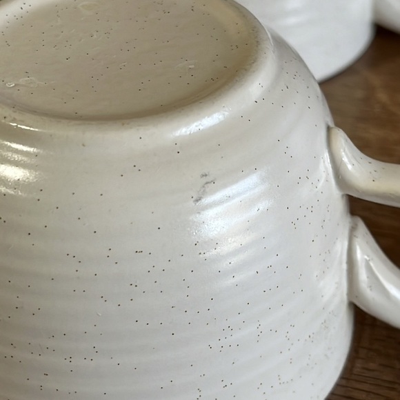 Vintage‎ Franciscan Earthenware HACIENDA GOLD Tea Cups USA Swirl Yellow Speck - Picture 8 of 10